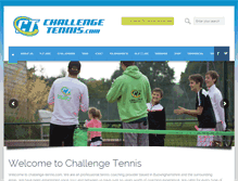 Tablet Screenshot of challenge-tennis.com